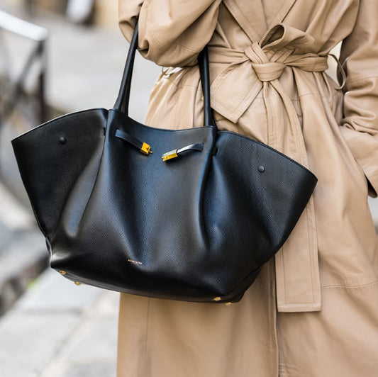 Designer Leather Tote Bag